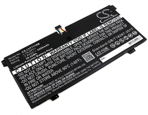 Аккумулятор CameronSino CS-LVY711NB для ноутбука Lenovo Yoga 710, Yoga 710 11", 7.6В, 5200 мАч, 39.52 Вт, Li-Polymer, черный