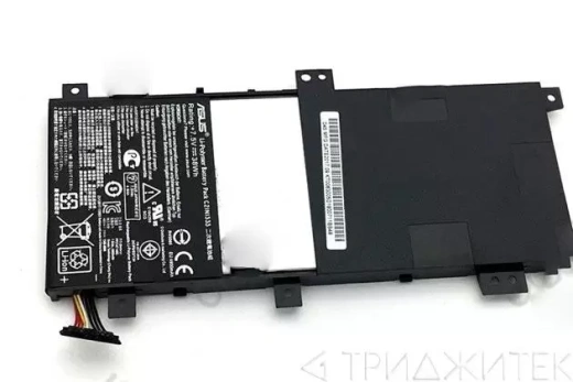 Аккумулятор C21N1333 для ноутбука Asus J550, R554, TP550, X454WA 5000 мАч, 7.5В (оригинал)