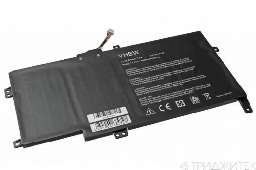 Аккумулятор (акб, батарея) EG04XL для ноутбукa HP Envy sleekbook 6-1000 6-1100 6-1200 14.4 В, 4000 мАч (оригинал)