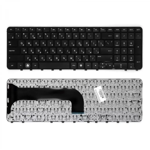 Клавиатура для ноутбука HP Pavilion m6-1000, m6-1000sr, m6-1030er, m6-1031er Series, Черная, Плоский энтер.