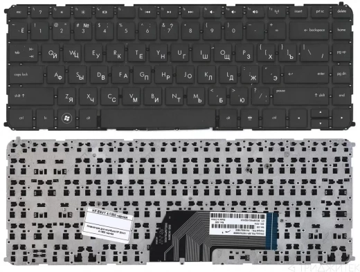 Клавиатура для ноутбука HP Envy 4-1000 чёрная