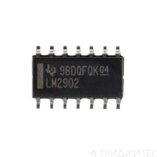Микросхема LM2902, SO-14