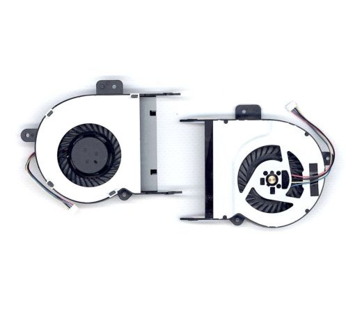 Вентилятор (кулер) для ноутбука Asus A45D, A55A, F55, K55, R500V, X55A, U57V 13мм VER-2