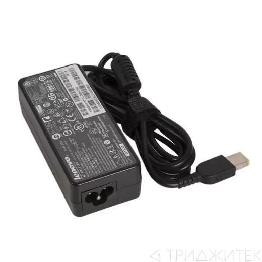 Блок питания (зарядное) для ноутбука Lenovo G400, G410, G500, G500S, G505, G510, G700, U430, Edge E431, E531 20 В, 3.25 А, 65 Вт, прямоугольный