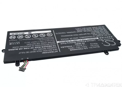 Аккумулятор (акб, батарея) PA5136U-1BRS для ноутбукa Toshiba Portege Z30-A 14.4 В, 3380 мАч