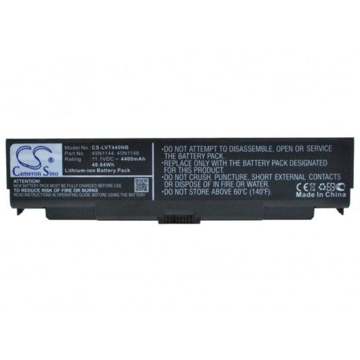 Аккумулятор CameronSino CS-LVT440NB для ноутбука Lenovo 20AT0019CD, ThinkPad L440, 11.1В, 4400 мАч, 48.84 Вт, Li-ion, черный