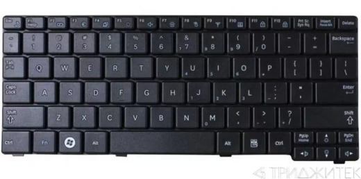 Клавиатура для ноутбука Samsung N148 N150 N102 NB30, черная