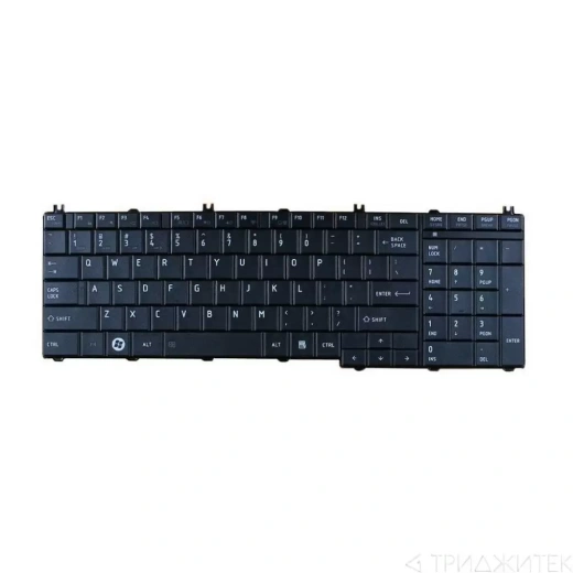Клавиатура для ноутбука Toshiba Satellite C650, C655, C655D, C660, L650, L670, L675, черный