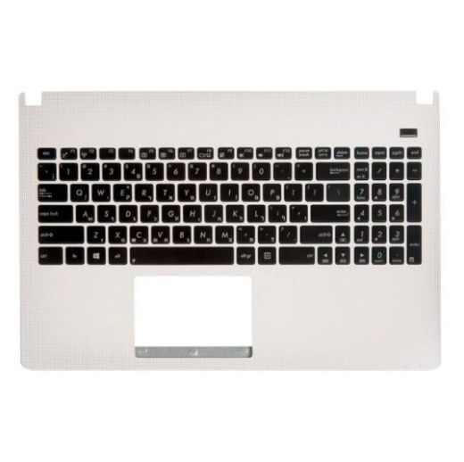 Клавиатура для ноутбука Asus X501 с топкейсом, белая