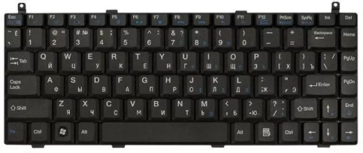 Клавиатура для Lenovo F30 RU, Black