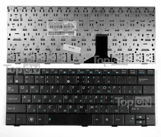 Клавиатура для ноутбука Asus EEE PC SHELL 1005HA, 1008HA, 1001HA Series TOP-81105