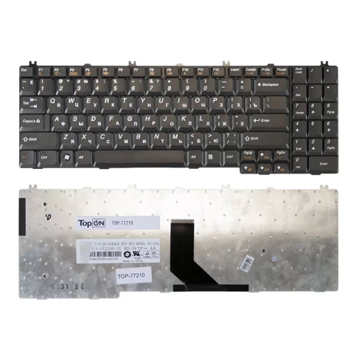 Клавиатура для ноутбука Lenovo IdeaPad G550, G550A, G555, B550, B560, V560 Series TOP-77210