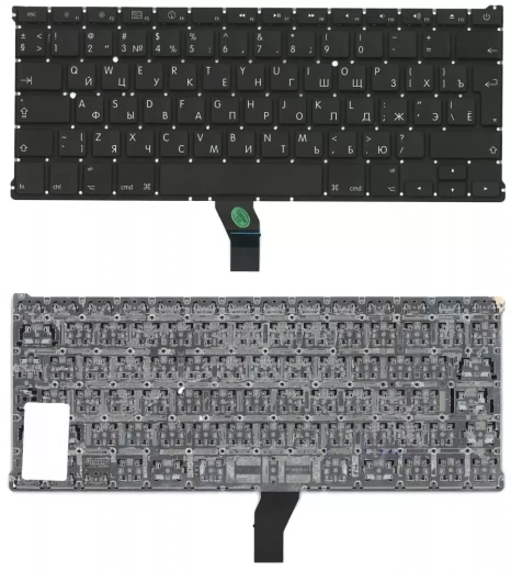 Клавиатура для ноутбука Apple A1369 2010+ big ENTER RU (оригинал)