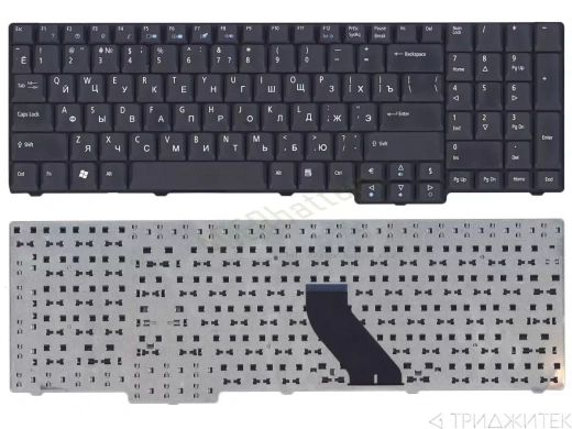Клавиатура для ноутбука Acer Aspire 7000, 9400 чёрная