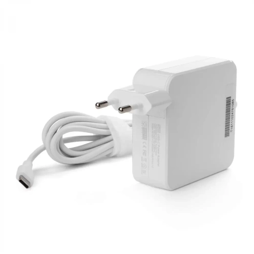 Универсальный блок питания 65W с портом USB-C, Power Delivery 3.0, Quick Charge 3.0, кабель 175 см. Белый