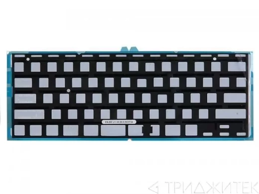 Подсветка клавиатуры для ноутбука Apple MacBook Air 11 A1370 A1465, Mid 2011 - Early 2017, Г-образный Enter