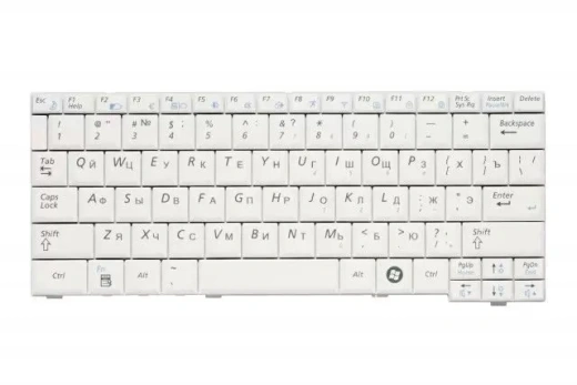 Клавиатура для Samsung N120/N510 RU, White