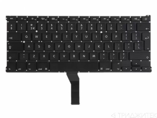 Клавиатура для ноутбука Apple MacBook Air 13 A1369 A1466, Mid 2011 - Early 2017, Г-образный Enter UK