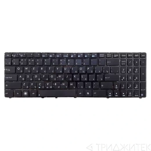 Клавиатура Asus K50 BLACK, Backlite, RU