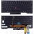 Клавиатура для ноутбука Lenovo X280 черная с подсветкой и указателем, горизонтальный Enter
