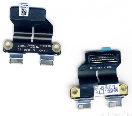 Разъемы I/O USB-C Apple MacBook Air 13 Retina A1932 Late 2018, 820-01161 821-1658 923-0281