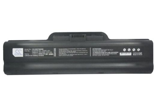 Аккумулятор CameronSino CS-HXD7000NB для ноутбука HP Business Notebook NX9500, 14.8В, 6600 мАч, 97.68 Вт, Li-ion, черный