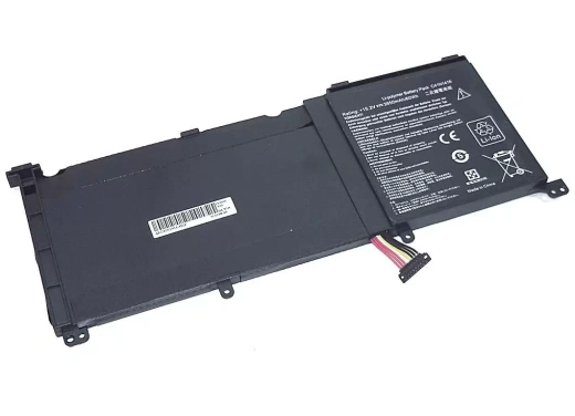Аккумулятор для ноутбука Asus UX501VW, UX501JW, G501JW, (C41N1416), 3800 мАч, 15.2 В, черный (оригинал)