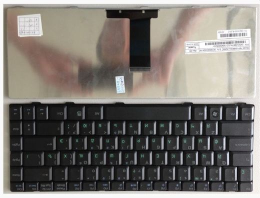 Клавиатура ASUS F80 BLACK, RU