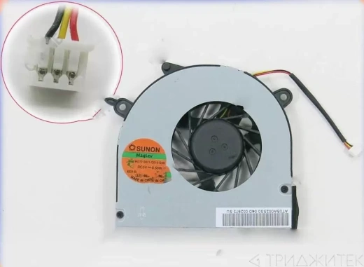Вентилятор (кулер) Acer Aspire 4740, 4740G, CPU, MG70130V1-Q010-G99, K03145, ver. 2