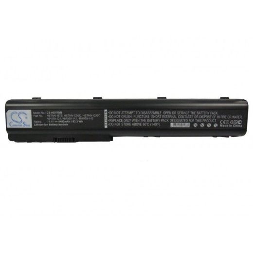 Аккумулятор CameronSino CS-HDV7NB для ноутбука HP Pavilion DV7, dv7- 1128ca, 14.4В, 4400 мАч, Li-ion, черный