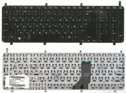 Клавиатура для ноутбука HP HDX X18, серая