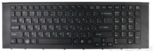 Клавиатура для ноутбука Sony VPC-EC, черная