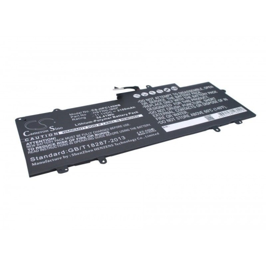 Аккумулятор CameronSino CS-HPC140NB для ноутбука HP Chromebook 14 14-x010nr Series, 11.1В, 3100 мАч, 34.41 Вт, Li-Polymer, черный
