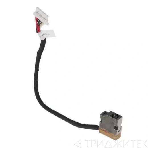Разъем питания для ноутбука HP 15-Ac010nr, 15-Ac000, 799736-F57 с кабелем, длина 9 см