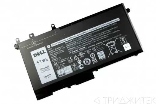 Аккумулятор для Dell Latitude 12-5290, 5280, 5288, 5488, E5288, (93ftf), 4254mAh, 11.4V