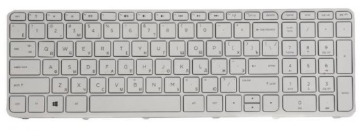 Клавиатура для ноутбука HP для Pavilion 15-e, 15-n, 15-g, 15-r, 250 G3, 255 G3, 256 G3, гор. Enter