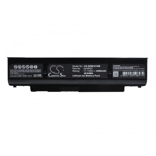 Аккумулятор CameronSino CS-DEM101NB для ноутбука Dell Inspiron 1120, 11.1В, 4400 мАч, 48.84 Вт, Li-ion, черный
