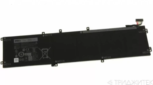 Аккумулятор (акб, батарея) 6GTPY для ноутбукa Dell XPS 15 9560 9570 Precision 5510 11.1 В, 7600 мАч (оригинал)