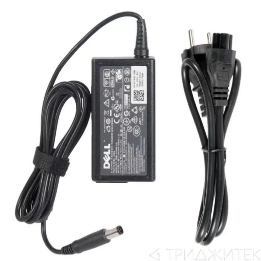 Блок питания (зарядное) для ноутбука Dell 19.5 В, 2.31 А, 45 Вт, 7.4x5.0 с кабелем