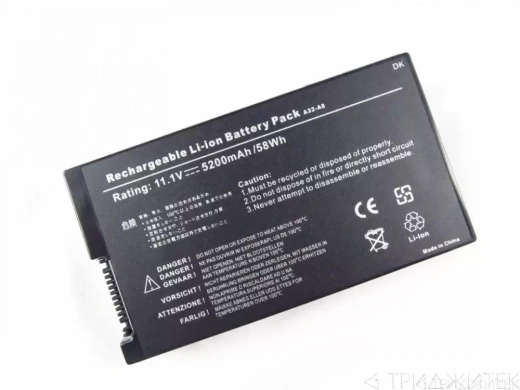 Аккумулятор (акб, батарея) A32-X80 для ноутбукa Asus X80 11.1 В, 5200 мАч