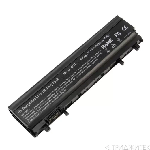 Аккумулятор (акб, батарея) VVONF для ноутбукa Dell Latitude E5540 E5440 11.1 В, 5200 мАч