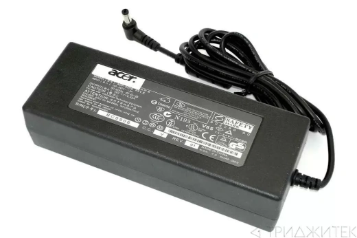 Блок питания (сетевой адаптер) для ноутбуков Acer 19V 6.3A 120W 5.5x1.7mm, без сетевого кабеля, (оригинал)
