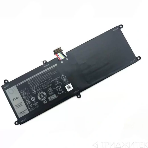 Аккумулятор VHR5P для ноутбука Dell Latitude 11 серии 5175, 5179 4540 мАч, 7.6В (оригинал)