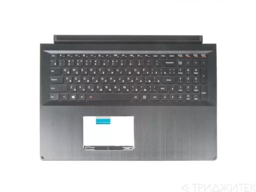 Клавиатура для ноутбука Lenovo Flex 2 15 с топкейсом, черная, с подсветкой