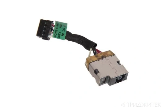 Разъем питания для ноутбука HP 15-N210DX, 730932-TD1, 730932-SD1, 732067-001 с кабелем