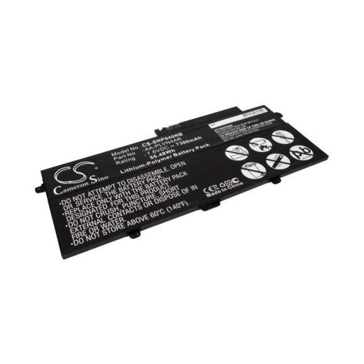 Аккумулятор CameronSino CS-SNP940NB для ноутбука Samsung Ativ Book 9 Plus, NP940X3G, 7.6В, 7300 мАч, 55.48 Вт, Li-Polymer, черный