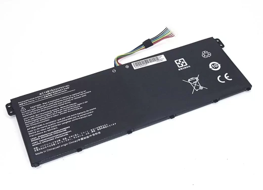 Аккумулятор для ноутбука Acer AC14B18J-3S1P, 11.4 В, 2200 мАч