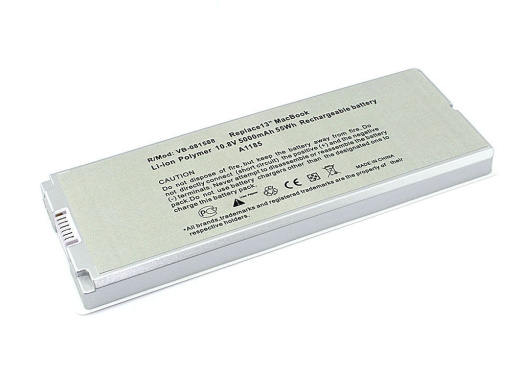 Аккумуляторная батарея для ноутбука Apple MacBook A1185 55Wh белая OEM