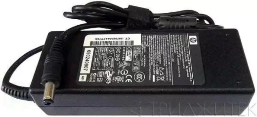 Блок питания (сетевой адаптер) для ноутбуков HP 18,5V 4.9A 90W 5.5x2.5, без сетевого кабеля (оригинал)