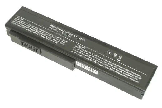 Аккумулятор для ноутбука Asus M50 4400-5200 мАч, 10.8-11.34В